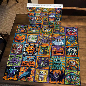 Halloween Collage Rhapsody puzzle puzzle 1000 pezzi
